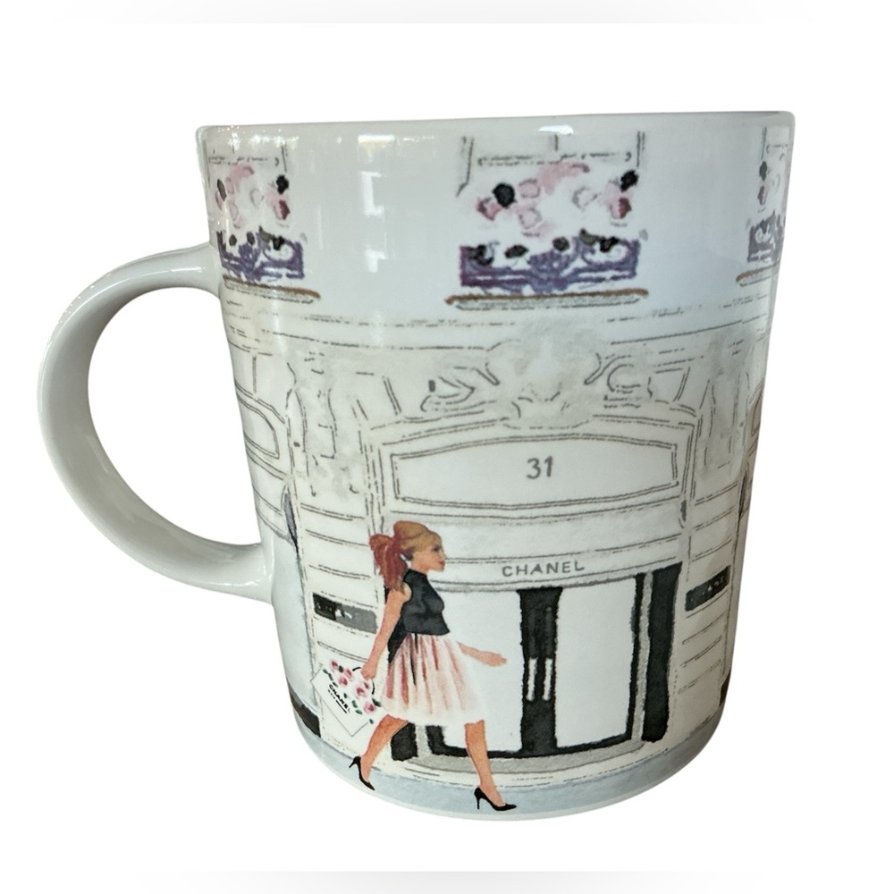 Chanel Art Mug By Amanda Greenwood Art Pink Interior - Picture 2 of 6